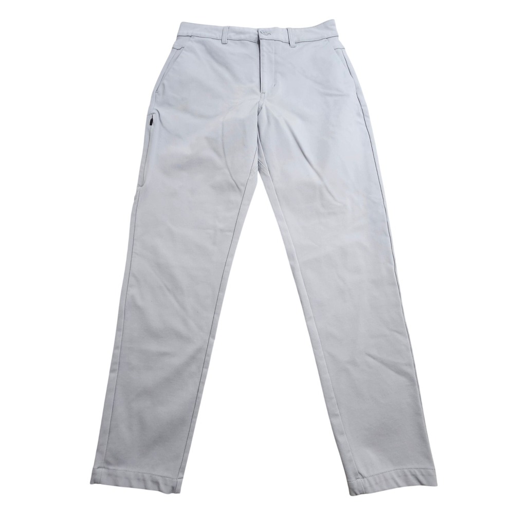 BYLT Everyday Pant 2.0 Men 30 Light Grey Slim Fit Performance Chino MBP0185